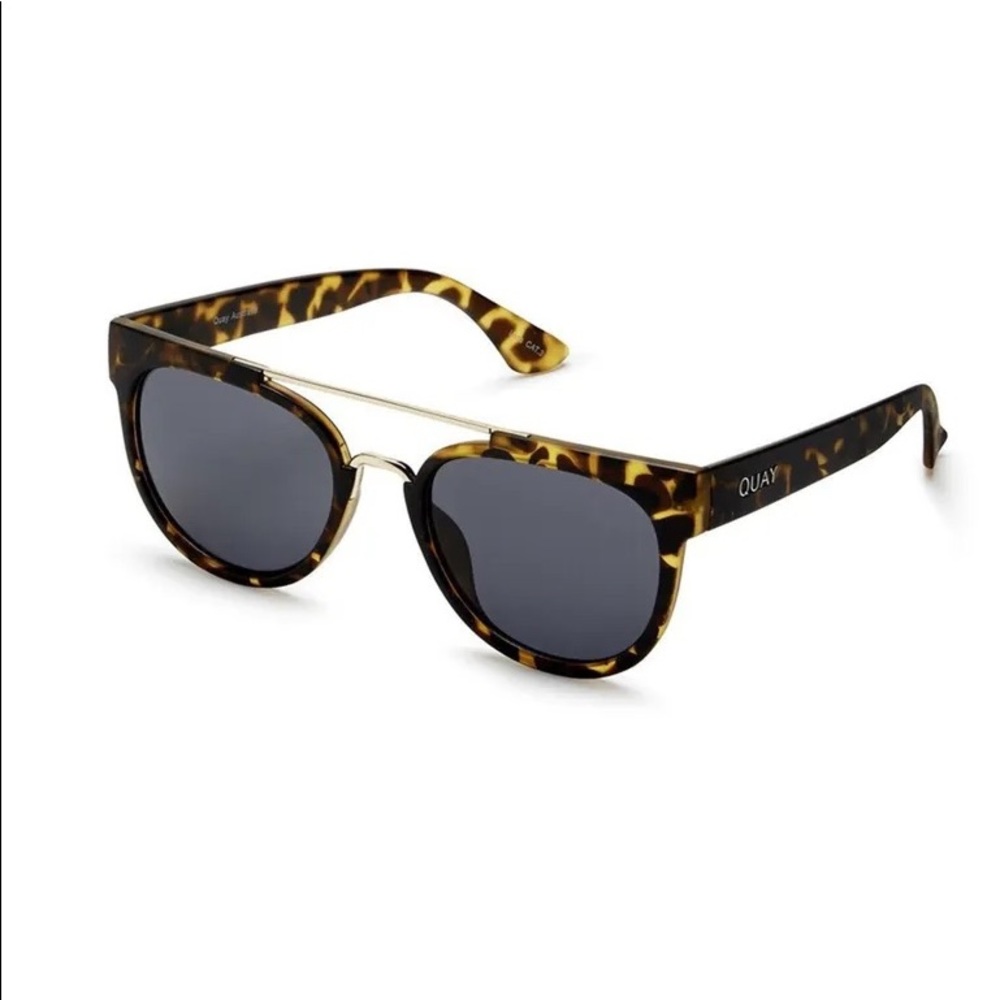 Quay Tortoise and Gold Odin Sunglasses